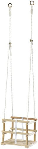 Playtastic Kleinkinderschaukelsitz: Kleinkinder-Schaukelsitz aus Holz (Schaukelsitz Kinder, Kinderschaukel)