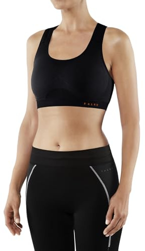 FALKE Damen Sport-BH Madison Low Support W Sb Funktionsmaterial für niedrigen Aktivitätslevel 1 Stück, Schwarz Black 3000, XS