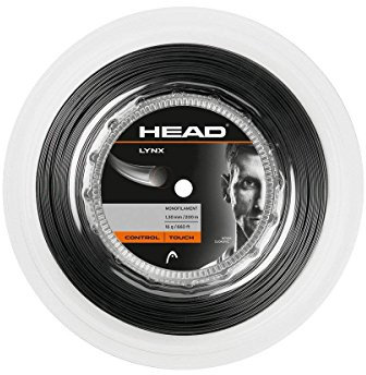 HEAD Lynx Rolle Tennis-Saite, Anthrazit, 1.30 Mm / 16 g