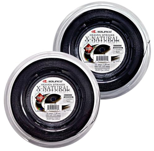 Solinco x-Off-whiteal 200 m schwarz String Reel – 1,3 mm