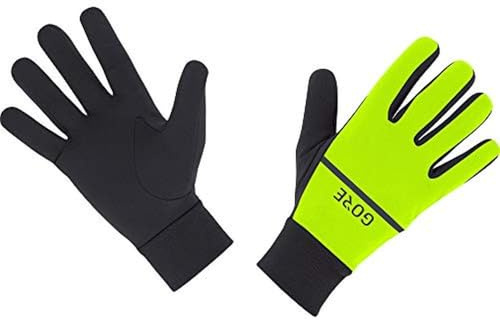 GOREWEAR R3 Unisex Handschuhe, Leichte Lauf- und Fahrradhandschuhe für kühles Wetter, Geringes Packmaß, Neon Yellow/Black