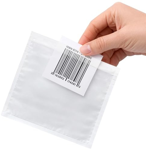 Netuno 2000 buste autoadesive portadocumenti trasparenti formato C7 2,1 x 11,2 cm buste spedizioni per documenti di viaggio fatture e bolle di accompagnamento