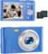 Digital Camera, Zostuic HD 1080P Vlogging Camera 2.4 LCD Compact Camera with 16X Digital Zoom,Powerful Cameras for Photography, Portable Mini Camera for Adult, Beginners, Kids (Blue)
