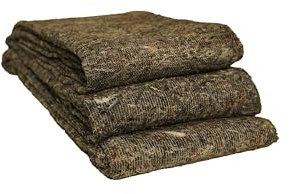 LNT France - Lot de 3 couvertures garde meuble, protection déménagement : 150 X 200 cm, 300 gr/m², fibres recyclées