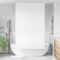 Xichuzi Duschrollo 140x240 cm Stoffbreite 136 cm, Spritzschutz Für Badewanne, Duschvorhang Badewanne, Badewanne Vorhang, Duschvorhang Rollo - 4014939