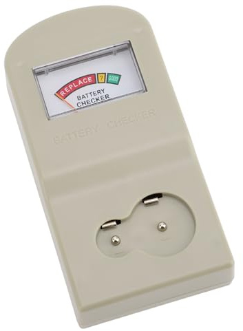 SENECESLI Knappcellsbatteritestare, Professionell Bärbar Batteritestare med Digital Display för 1,5V 3V Knappbatterier, Batteritestmätare