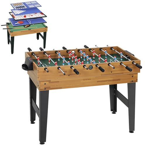 SPORTNOW 13-in-1 Multi Spieltisch Multifunktionstisch mit Tischtennis