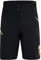 Ziener Herren Nonus X-function Fahrrad Shorts Rad Hose mit Innenhose Mountainbike Outdoor Freizeit atmungsaktiv schnelltrocknen, Black.light Green, 50 EU