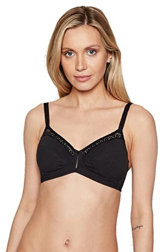 Triumph Donna Cotton Beauty N, Bra, Black, 7C