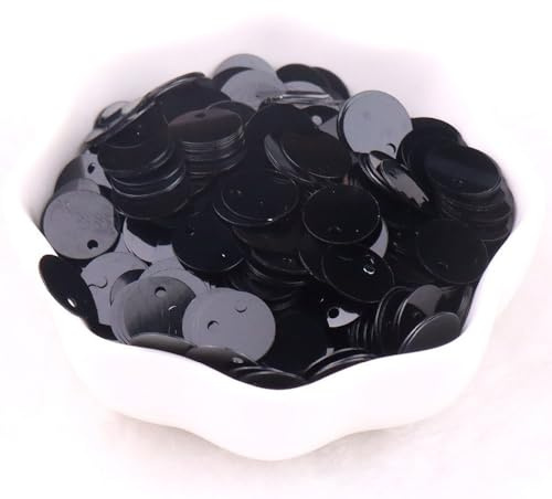 Pailletten redondas de 10 mm, lentejuelas para manualidades, lentejuelas con agujero, lentejuelas para artesanía, escamas de lentejuelas de PVC, para fabricación DIY, ropa, manualidades, costura