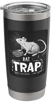 Amazing Rat Trap Statement Stainless Steel Insulated Tumbler