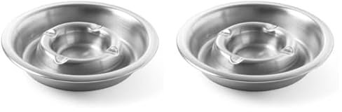 HENDI 440001 Cendrier avec rebord (Lot de 2)