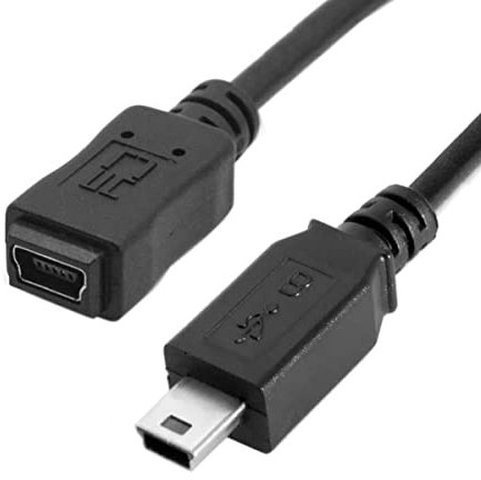 chenyang CY Cable de extensión USB 2.0 de alta velocidad Mini USB 5 pines macho a hembra 150 cm