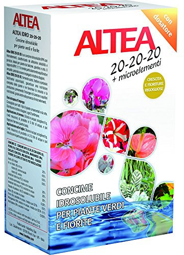 Altea Concime idrosolubile per Piante Verdi e Fiorite 20-20-20 1kg, Multicolore, Unica