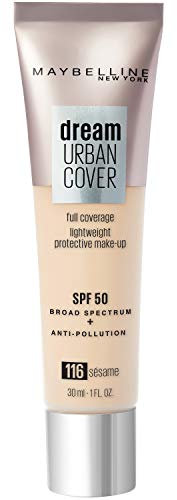 Maybelline New York - Perfecteur de Teint - Protection Anti-UV & Anti-Pollution - Dream Urban Cover - Teinte : Sésame (116) - 30 ml