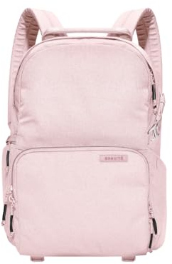 BREVITE Jumperns fotoryggsäck, Rosa rouge, 18L US