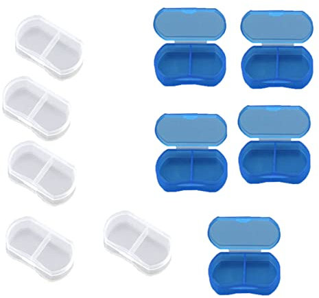 10 Stück Schachtel Pillendose Pillenbehälter Aufbewahrungskiste Staubdicht