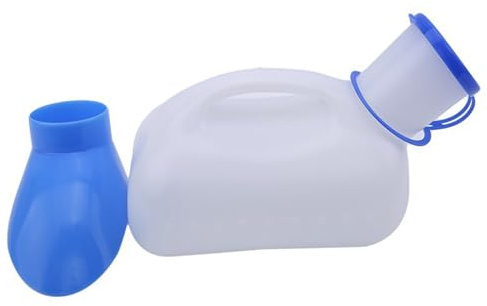 YIXANNX Bottiglia portatile in plastica premium per orinatoio di emergenza per uomini e donne Bottiglia per urina per uomini e donne a tenuta forte