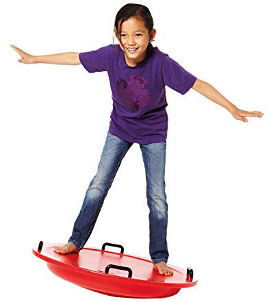 Gonge Balancierbrett aus Kunststoff, Ø 76 cm, rot