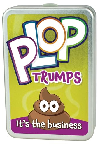 Cheatwell Games Plop Trumps - Classic Card Game - Learn Facts About Animals And Their Droppings In This Fun Educational Gift And Toy For Boys And Girls - Ages 8 Plus