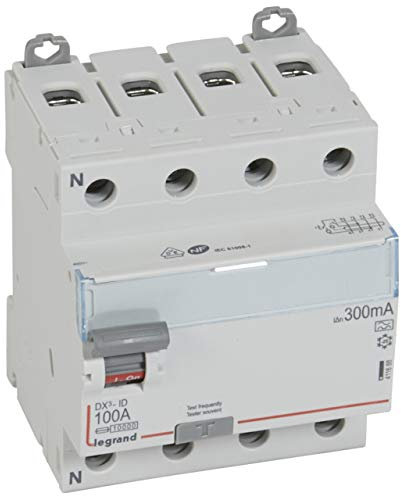 Interrupteur différentiel 4P 400V~ 100A type A 300mA - 4 modules