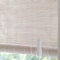 Sonnenschutz Bambusrollo in Natur Weiß,Außen/Innen Bambus Rollo Raffrollo,Lichtfilterung/Wasserdicht/Anti-UV,mit Seitenzug Sichtschutz Jalousie,für Terrasse/Garten/Fenster (140x200cm/55x79in)