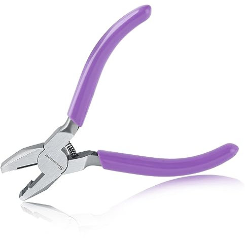 SPEEDWOX Mini Linesman Alicates extractores de tornillos, alicates extractores de tornillos, herramienta de extracción de tornillos pelados, mini alicates combinados, extractor de tornillos pelados,