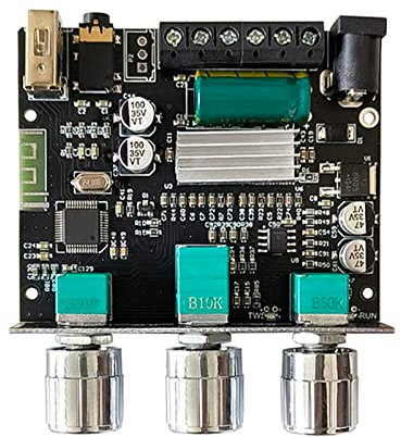 2.1 Canale Amplificatore di Potenza Classe D HiFi Scheda Audio con Controllo Volume per Altoparlante Subwoofer Compatibile con Subwoofer DC5V