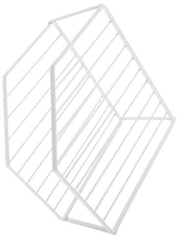 KAILIKETIY White Iron Countertop Corner Shelf with Double Layer Dish Rack Design for Kitchen Organizer, Space Optimization and Stability for Heavy Pots and Pans, for Kitchen Counter Corner