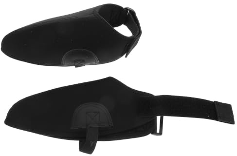 IMIKEYA Fundas para Botas de Esquí al Aire Libre Unisex, Cubrebotas de Neopreno y Cuero Artificial Capa Gruesa Protectora y Aislamiento para Hombres y Mujeres en Invierno