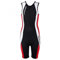 Aropec Junior-Triathlonanzug - Schwarz & Rot - schwarz/rot, EU 176