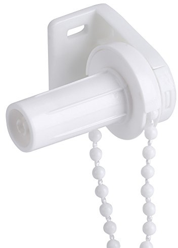 17mm Roller Blind Fittings, Plastic Roller Shade Fitting Replacement Side Pulley Chain Repair Kit Bead Chain Roller Blind Curtain Fitting Brackets Set Window Treatments