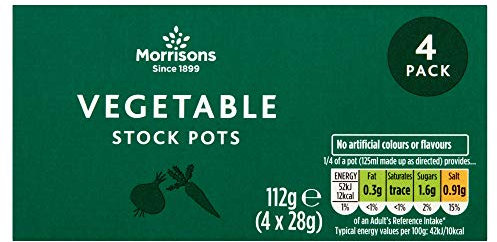 Morrisons Vegetable Stock Pots 4x28g