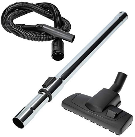 Wessper Accesorios para Aspiradoras Karcher (por Ejemplo WD 3.200/WD 3.300M/WD 3.500P/WD 3.800M/MV3/MV4/MV5) Manguera, Cepillo, Tubo telescópico