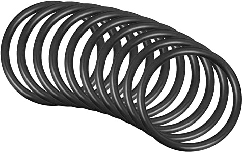 QUARKZMAN Nitrile Gomma O-Ring 58mm x 48mm x 5mm Guarnizioni di Tenuta Anelli Rubinetti Rotondo Guarnizione Rondella per Rubinetto Idraulica Riparazione Sigillatura Connessione, 10 Pezzi