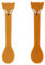 Trixie Löffel aus Silikon für Babys und Kinder, 2 Stück (Mr. Fox (Fuchs)), 96-4XX