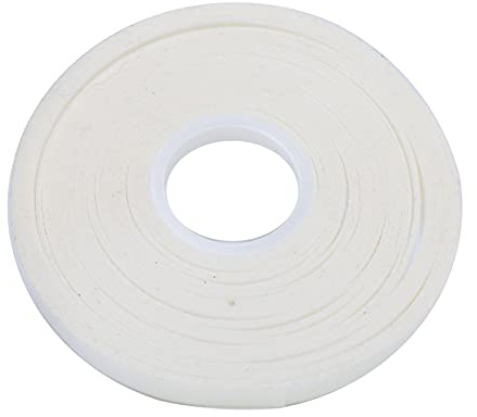 LetCart Nastro in tessuto per imbastire cucito, trapuntatura, idrosolubile, double face, nastro per orli, 4,6 m, trasparente