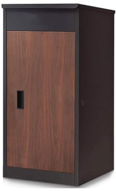 WOTZOV Buzón Exterior abatible de Gran Capacidad con Puerta Doble antirrobo Buzón Exterior,E 835 * 410 * 410mm