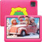 Freeski Kinder Tablet, Tablet Kinder 10 Zoll Android 13, 1280 * 800 HD-Display, 5000 mAh Akku, 6GB+64GB, Quad Core, KIDOZ Vorinstalliert, WiFi, Bluetooth, Doppelkamera Kids Tablet, Rosa