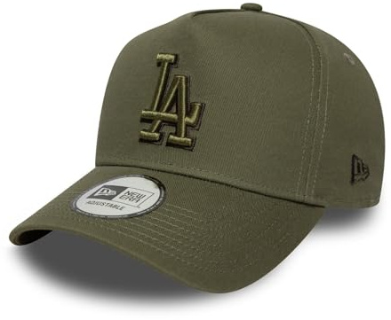 New Era Tonal Outline Dodgers Cap Basecap Baseballcap Curved Brim LA Los Angeles Damen/Herren/Snapback - Snapback, mit Schirm Frühling-Sommer Sommer - One Size Oliv