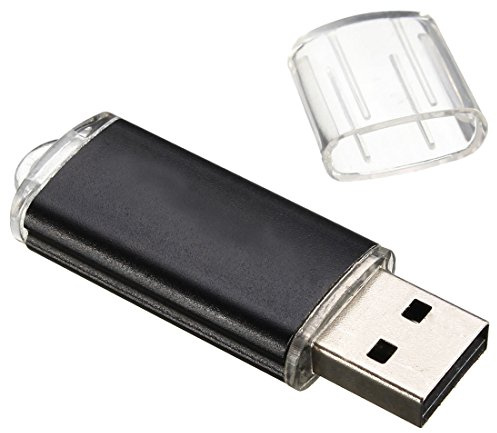 Nihcora USB Memory Stick Flash Pen Drive U Disk para Pc TV Color: Negro Capacidad: 1Gb