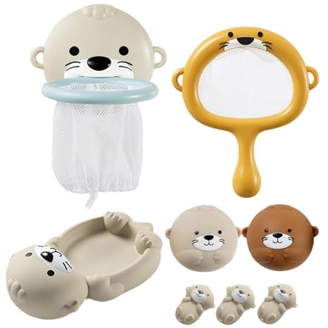 Jouet de Bain pour , Famille d'animaux flottants, Jouets de Bain pour bébés, Stimulation sensorielle, Animaux de Natation, Apprentissage ludique, baignade, Excursions, Piscine, extérieur