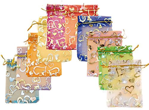 Fat-catz-copy-catz 25x Organza Jewellery Wedding Favour Gift Bag Pouches 7cm x 7cm