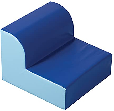 Children's Factory Library Chair, Blue, CF322-386, Flexible Seating Classroom Furniture, Kids Reading Nook & Playroom Chairs for Toddler Girls & Boys