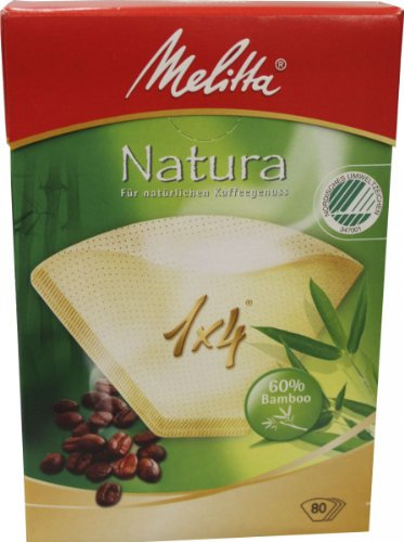 Melitta Größe 1 x 4 Natura filterbags, 80 Stück