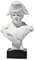 French Emperor Napoleon Bonaparte Marble Bust Statue Sculpture White 13 cm