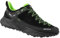 Salewa MS Dropline Leather Scarpe da Trail Running, Black/Pale Frog, 43 EU