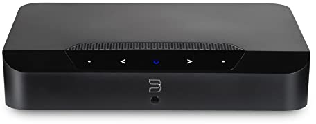 Bluesound Powernode Edge kompakter kabelloser hochauflösender Multiroom Musik-Streamer - Schwarz