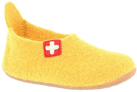 Living Kitzbühel Slipper Schweizer Kreuz Inca Gold Größe EU 32