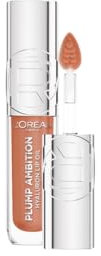 L'Oréal Paris Plump Ambition Lippenöl mit Hyaluron, Vollere & geschmeidigere Lippen ohne Kompromisse. Intensives Pflegegefühl mit Hyaluronsäure, bis zu 24H Feuchtigkeit, Farbe: 641 Latte Glace, 5 ml
